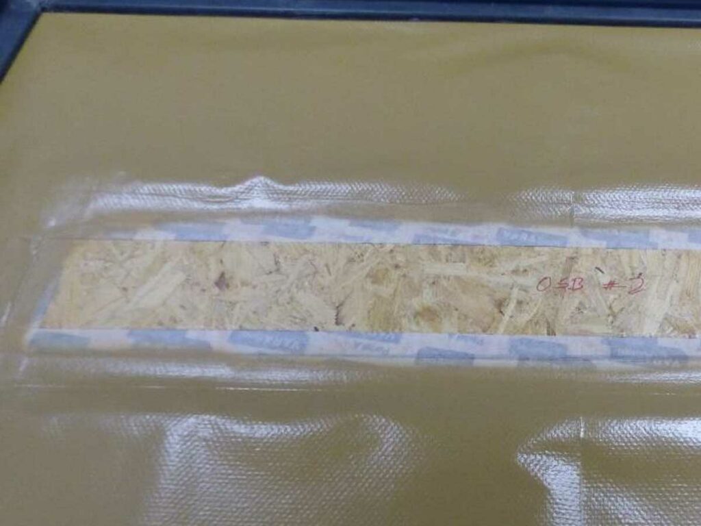 Image of VARA FLUID test Membrane to OSB