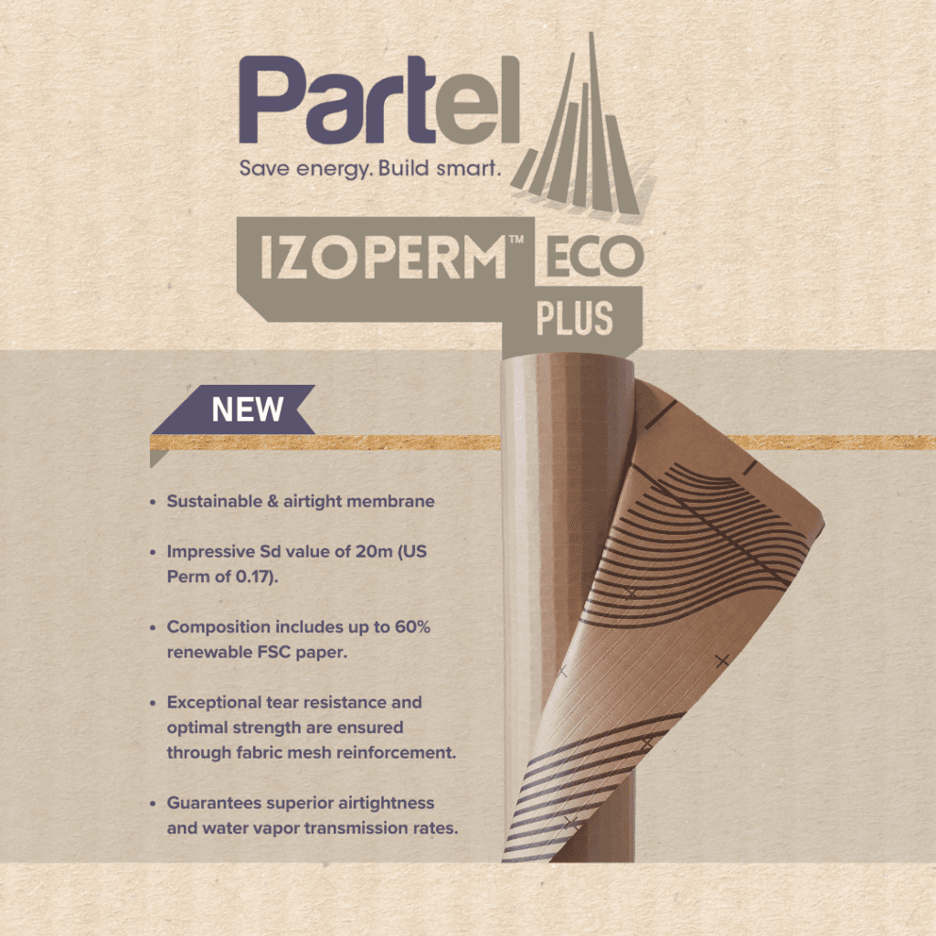 Izoperm Plus Eco -  Ecological Paper-Based Vapour Control Layer