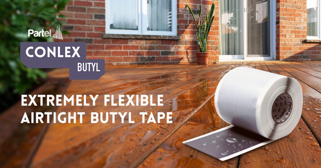 Conlex Butyl - Extremely Flexible Airtight Butyl Tape